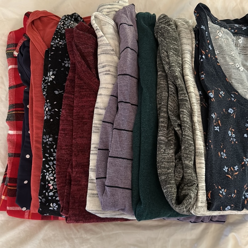 Lot of 10 Maternity Shirts